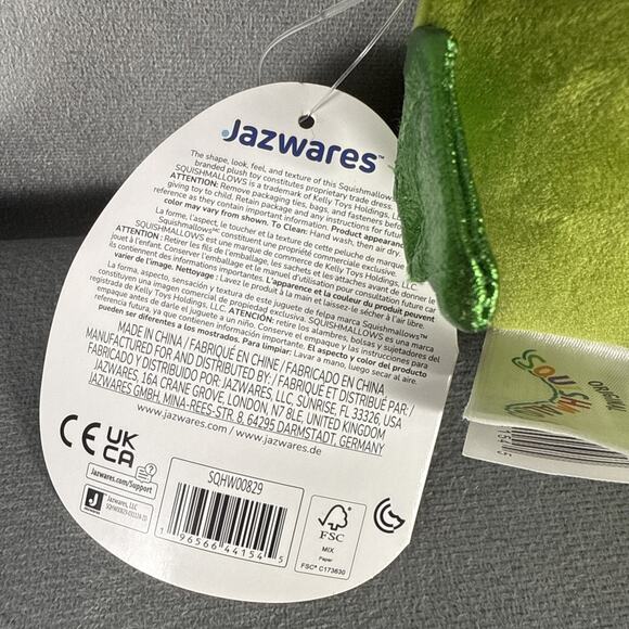 Squishmallows Rosemary Rose Halloween Bat 4" High Green Plush Stuffed Animal NWT - Picture 4 of 9